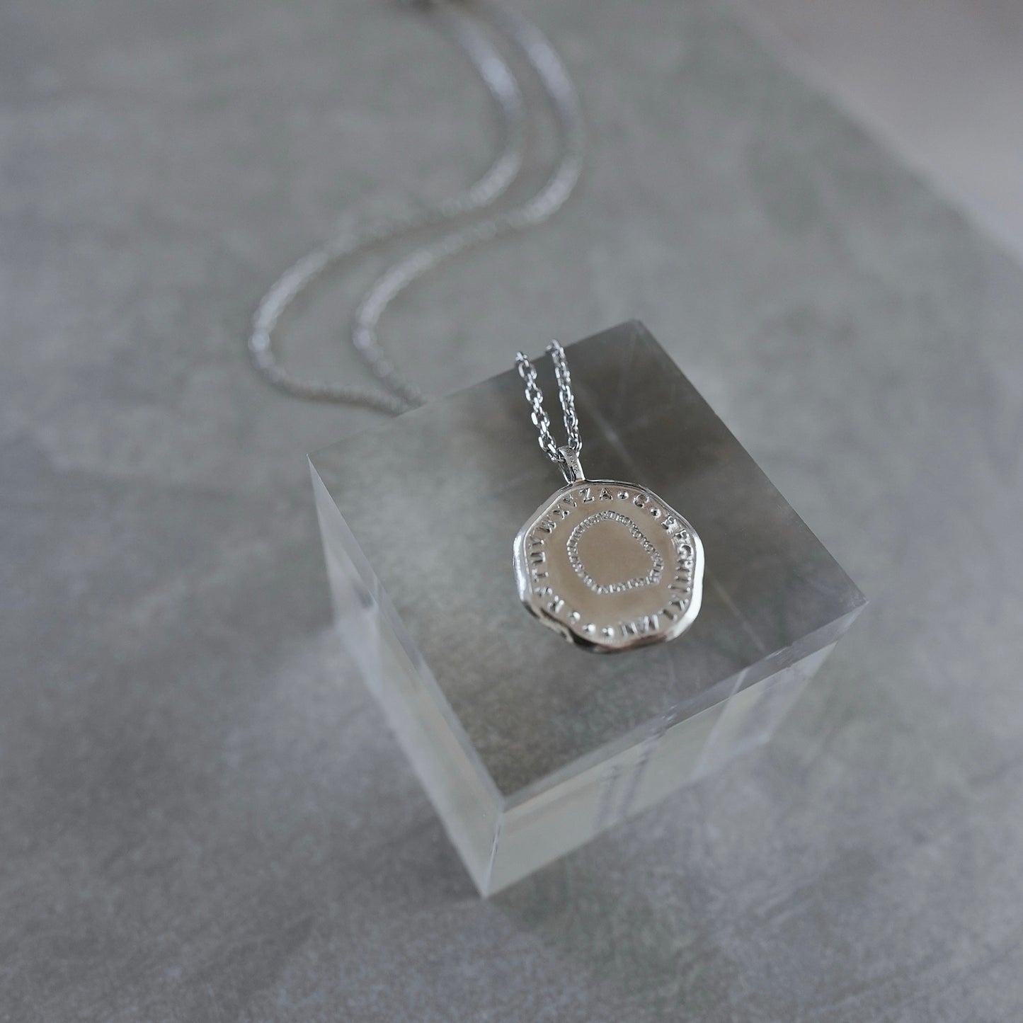 - AtoZ one - Simple coin necklace【予約】マット