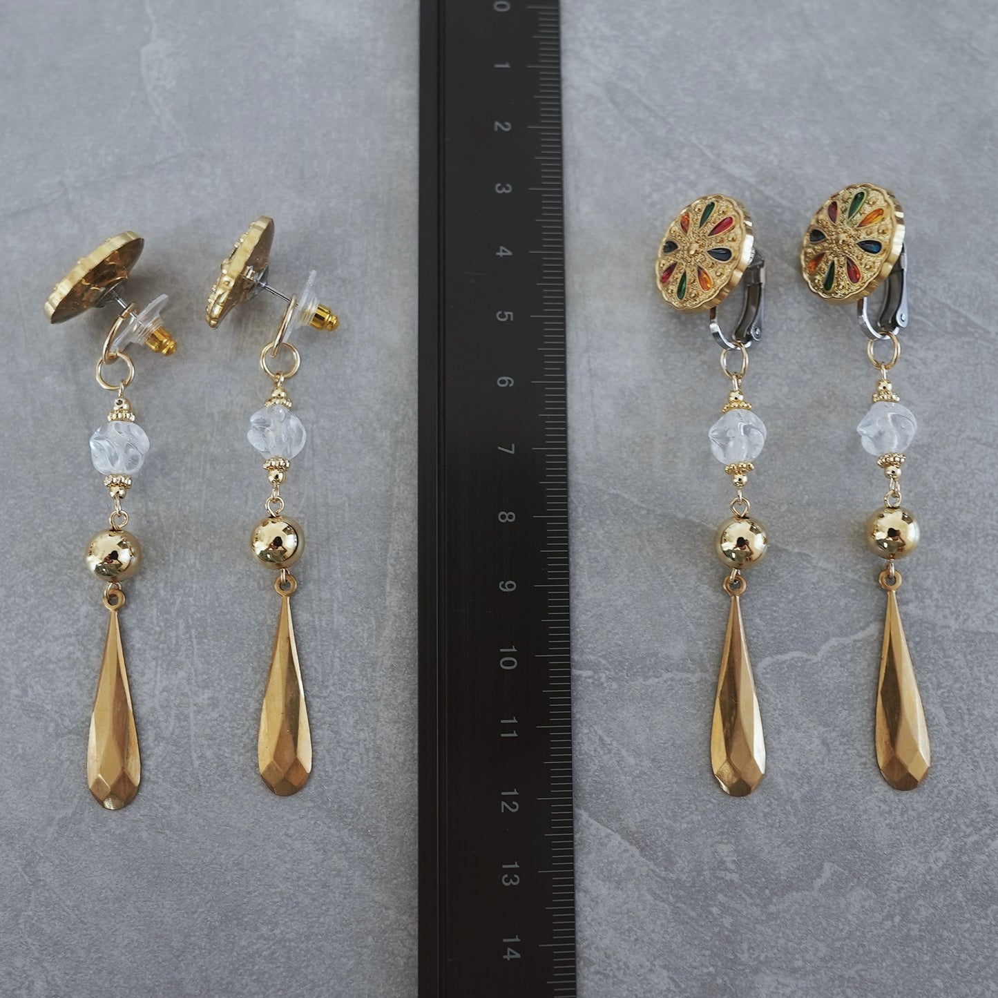 Vintage Gold earring / pierce 【在庫有】