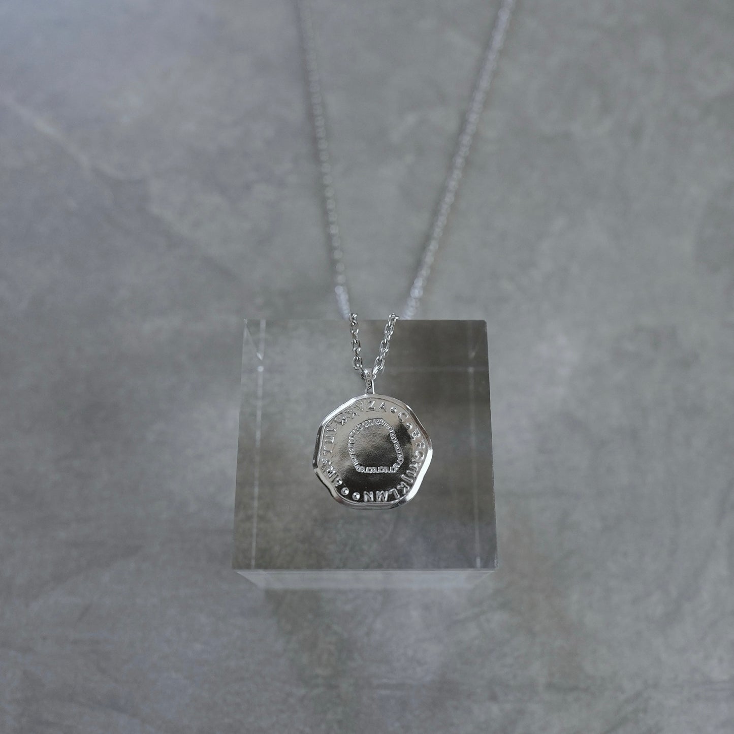 - AtoZ one - Simple coin necklace【予約】マット