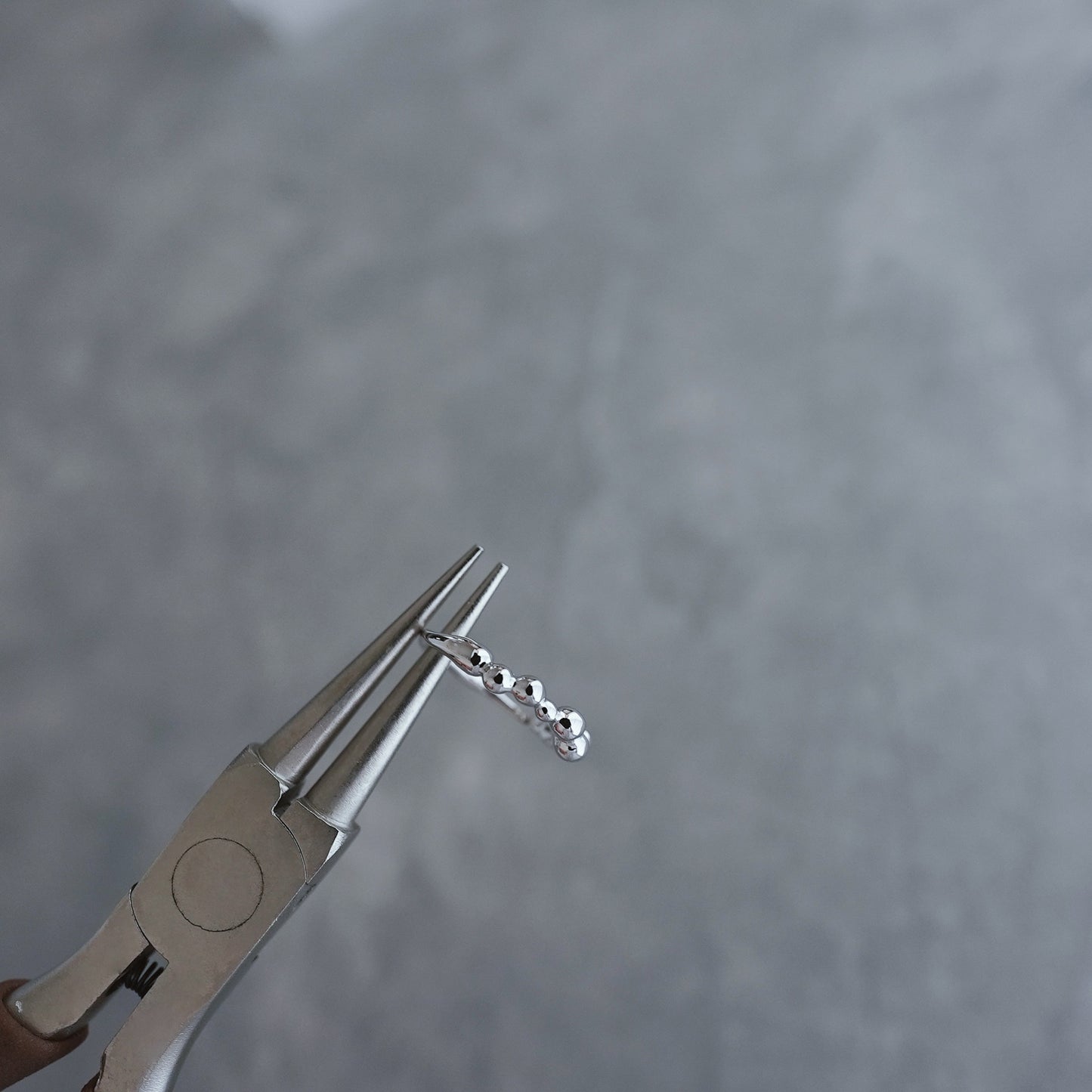 水滴 pinky ring./ Water droplets pinky ring.【予約】