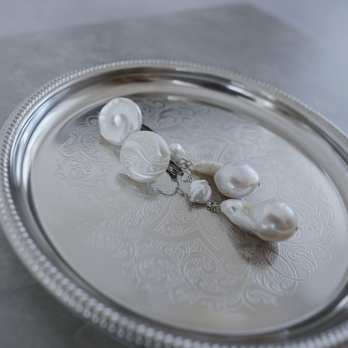 Vintage Silver earring 【在庫有】