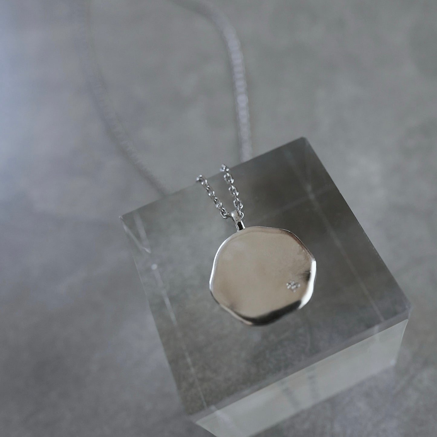 - AtoZ one - Simple coin necklace【予約】マット
