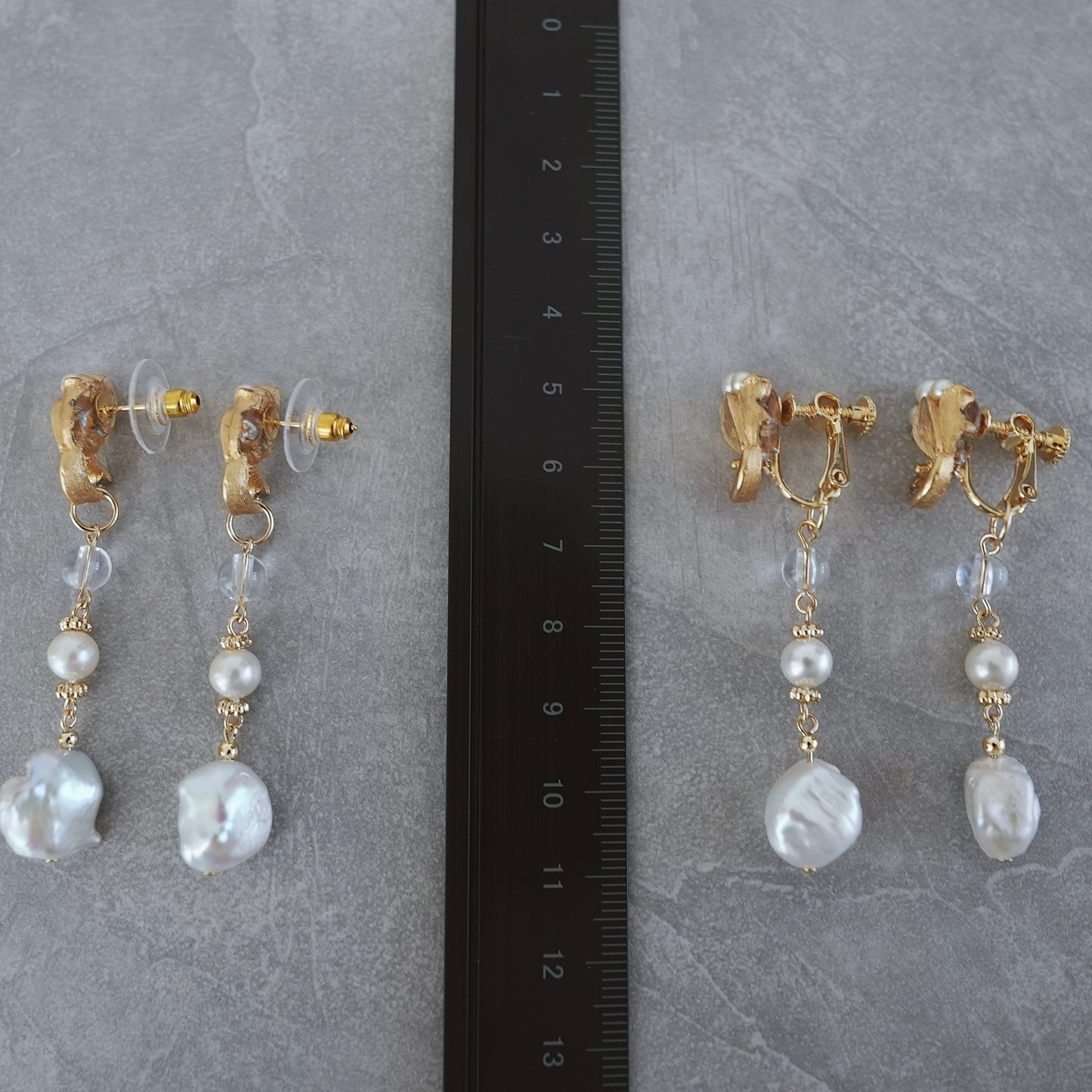 Vintage Gold earring / pierce 【在庫有】