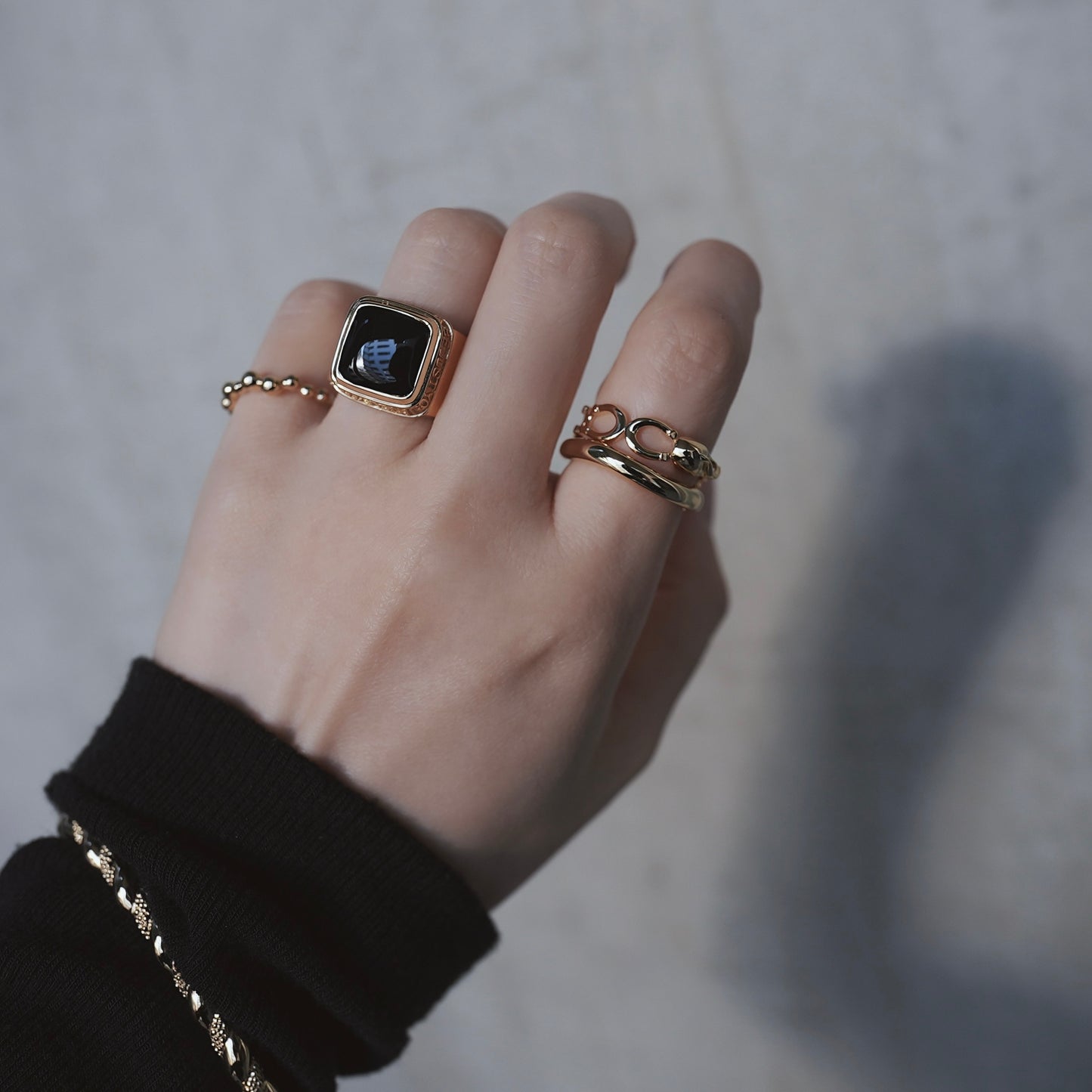 gold NatuR ring.【予約】