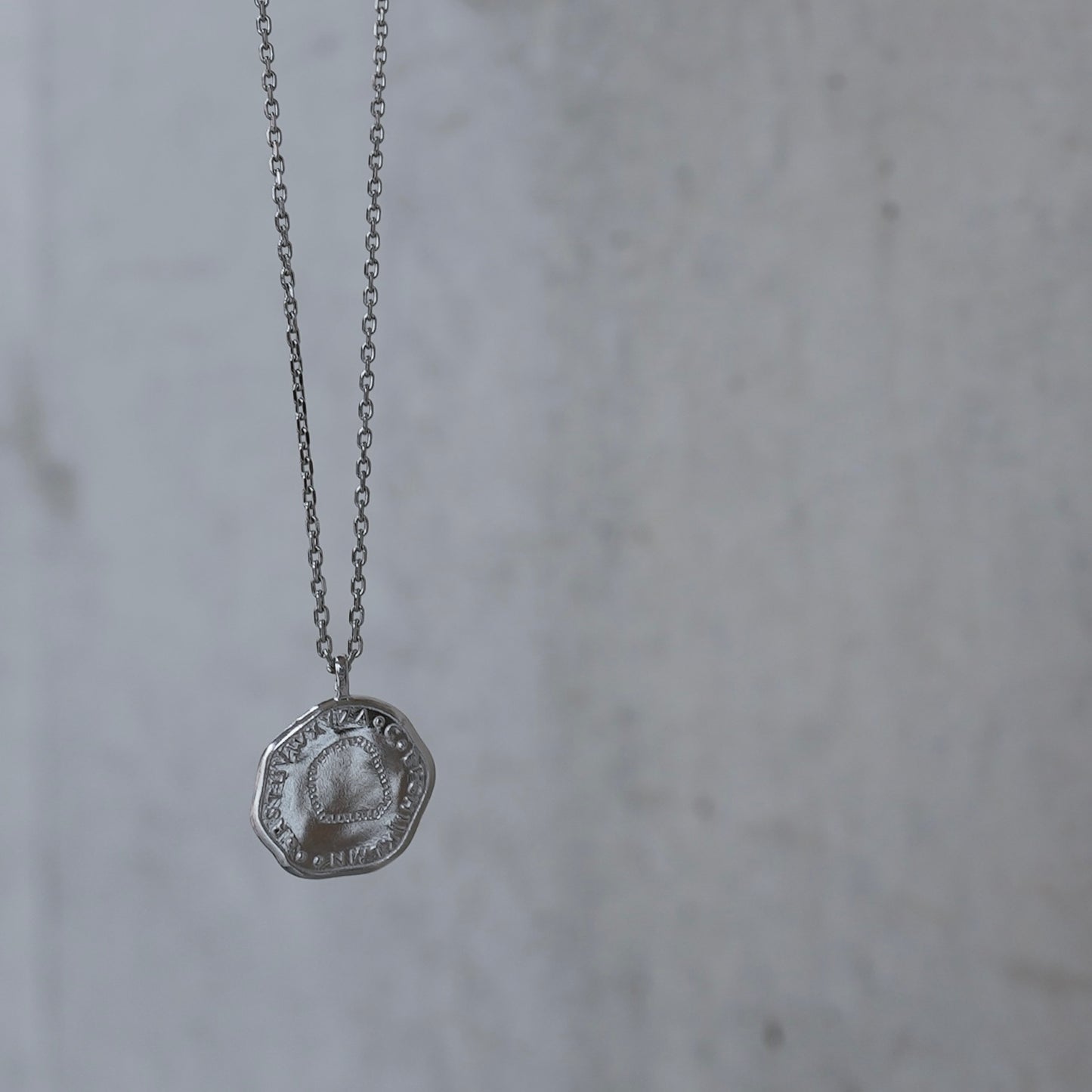 - AtoZ one - Simple coin necklace【予約】マット