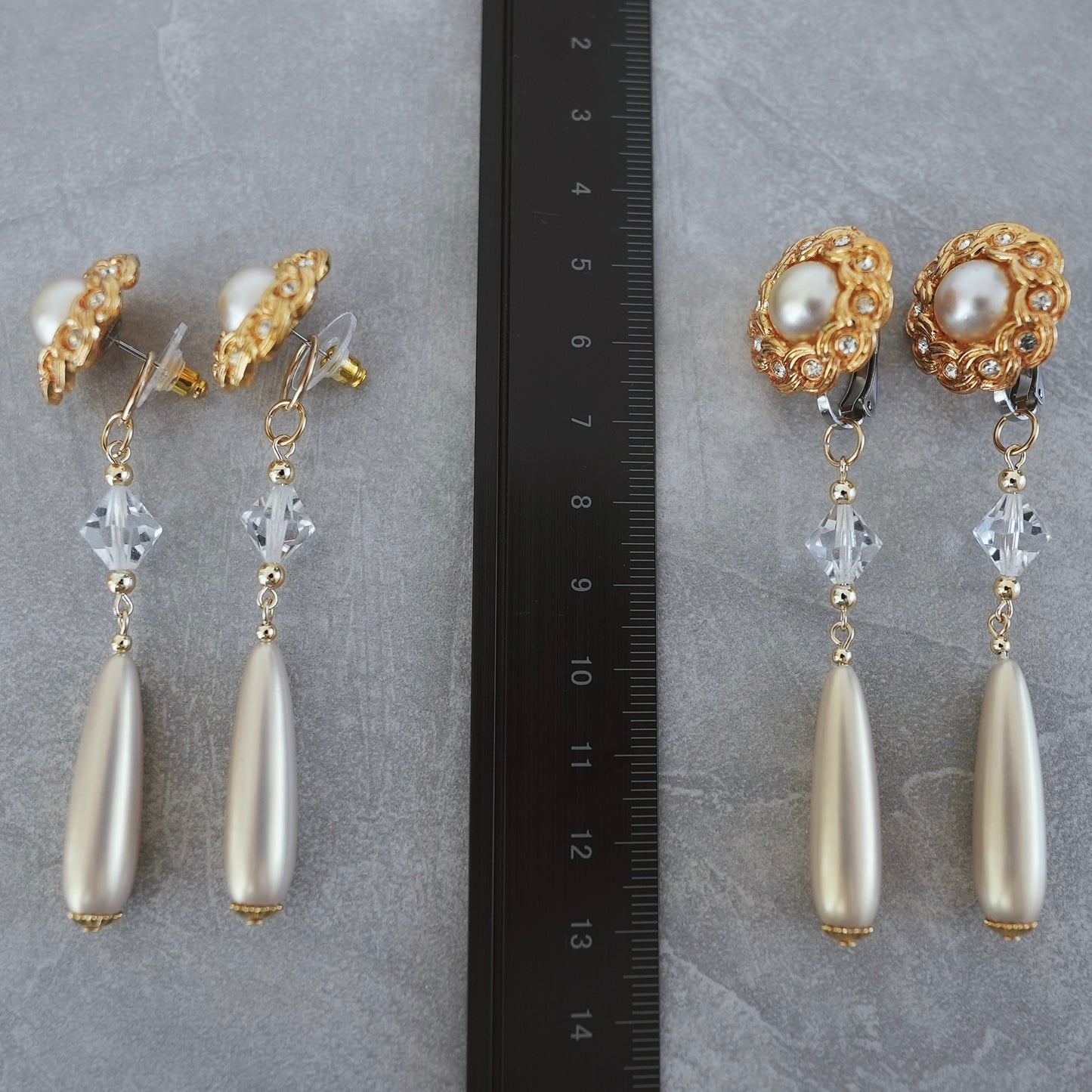 Vintage Gold earring / pierce 【在庫有】
