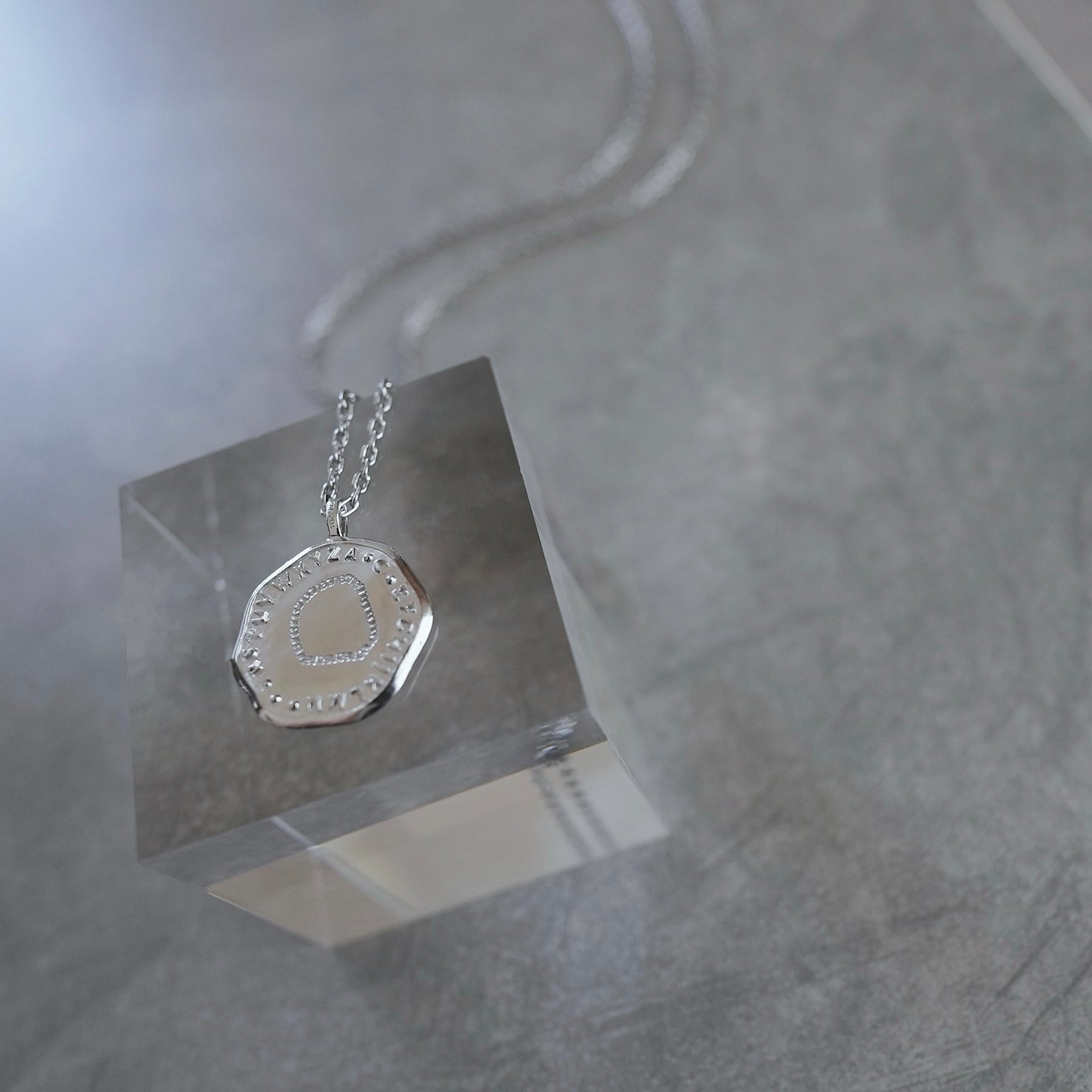 - AtoZ one - Simple coin necklace【予約】マット