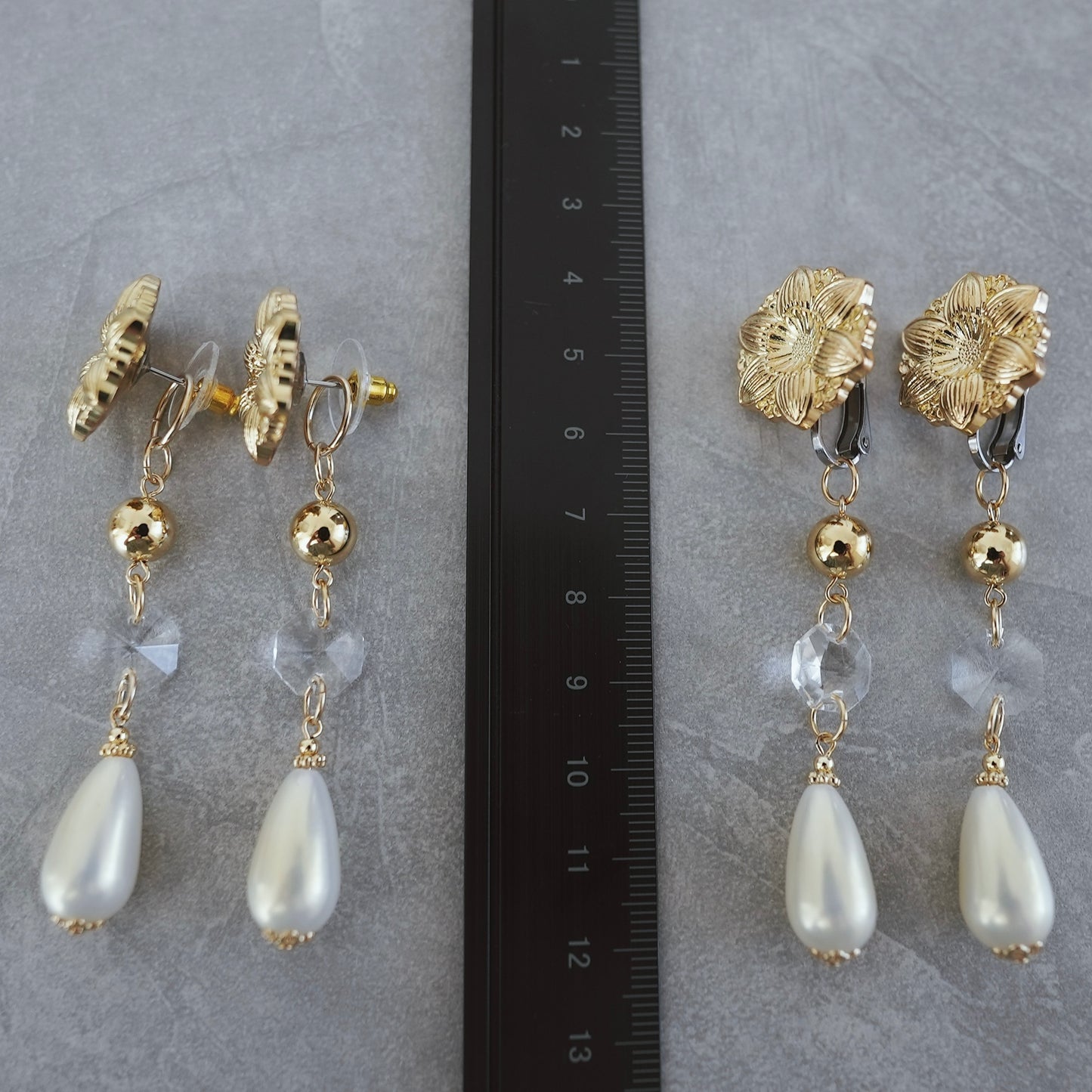 Vintage Gold earring / pierce 【在庫有】