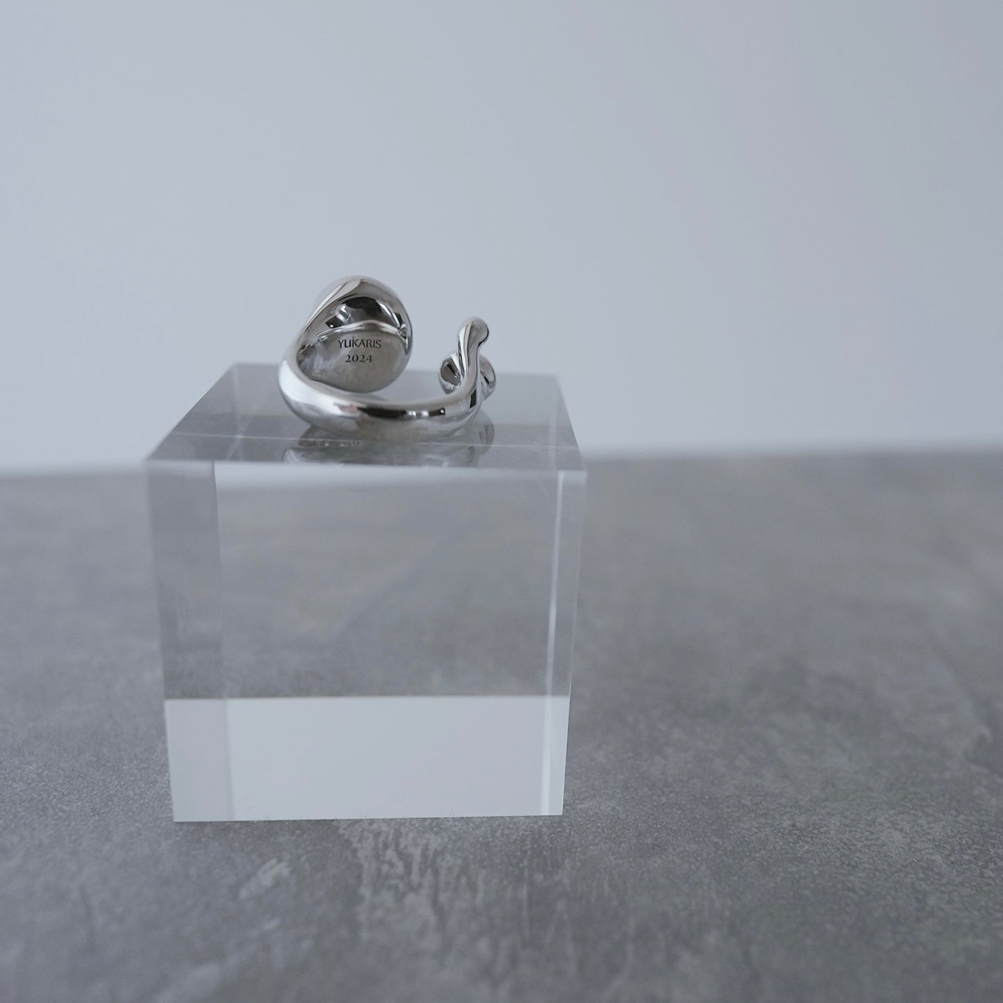 水滴stone ring./ Water droplets stone ring.【予約】ローズクォーツ アメジスト