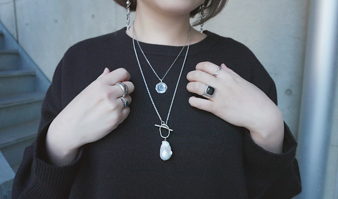 - AtoZ one - Simple coin necklace【予約】マット