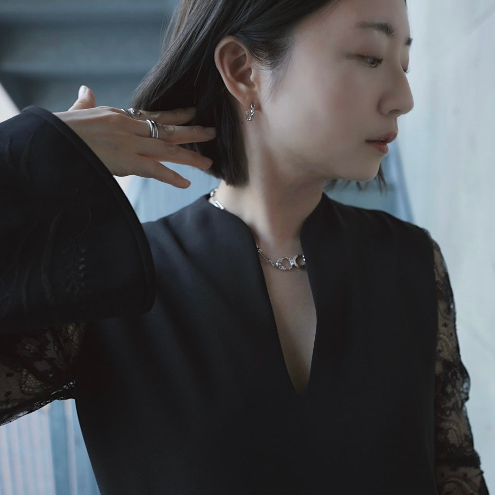 月と太陽 horse shoe necklace【予約】