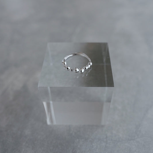 水滴 pinky ring.／ Water droplets pinky ring.【予約】