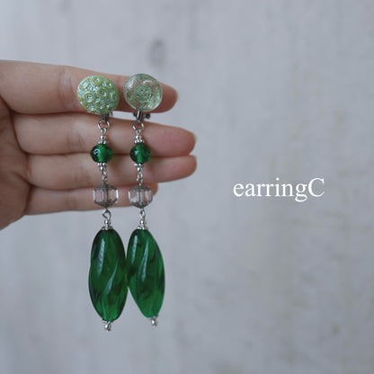 Vintage Silver earring ／ pierce【即発送】