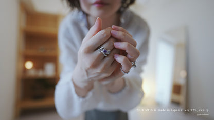 水滴 pinky ring.／ Water droplets pinky ring.【即発送】