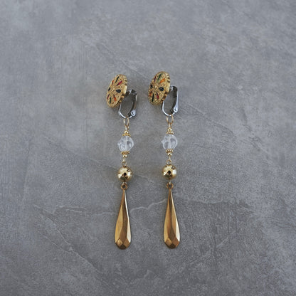 Vintage Gold earring ／ pierce 【在庫有】