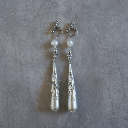 Vintage Silver earring ／ pierce 【即発送】