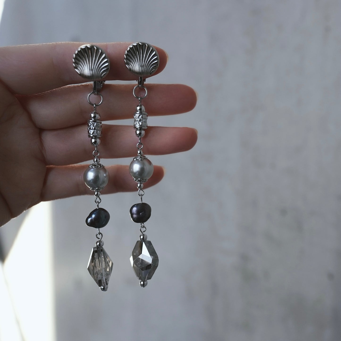 Vintage Silver earring ／ pierce 【即発送】