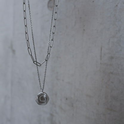 【限定】- AtoZ one - Simple coin necklace【予約】マットタイプ