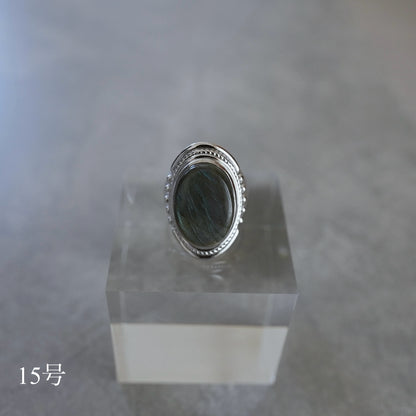 Moon and sun labradorite ring.