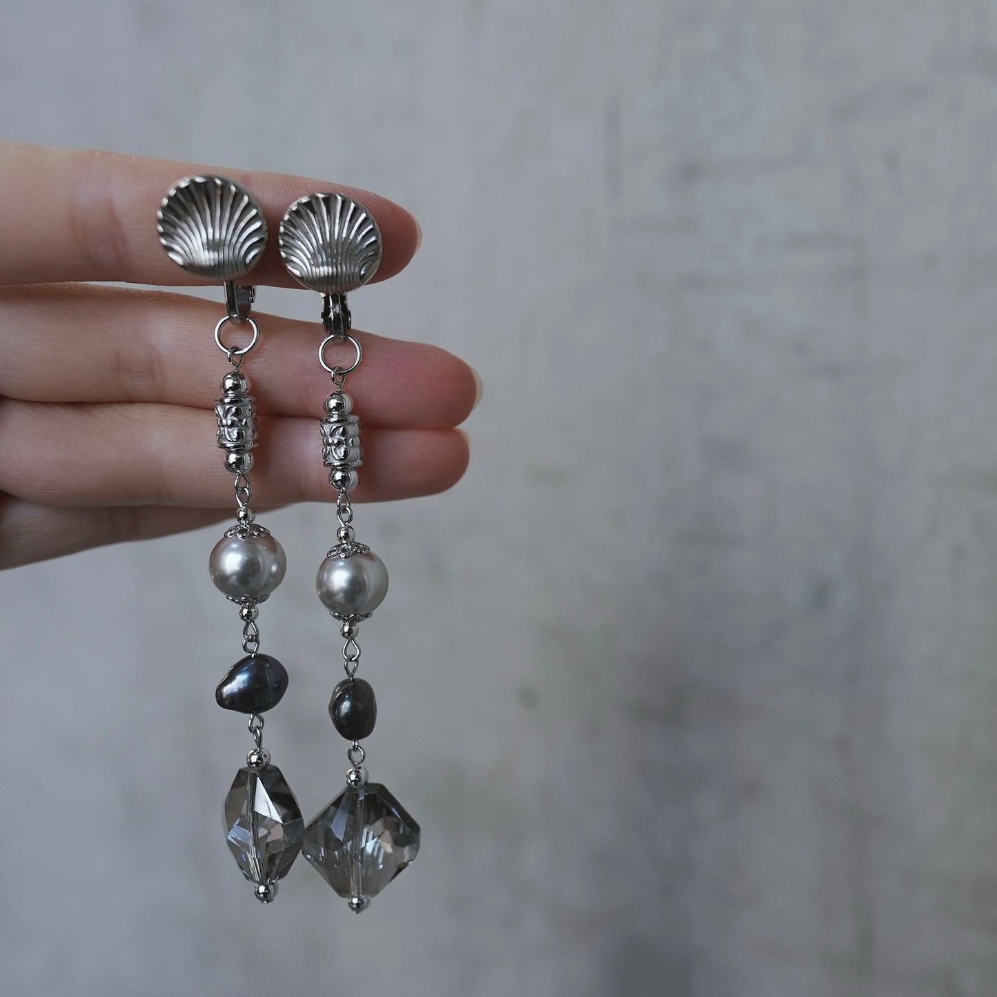 Vintage Silver earring ／ pierce 【即発送】