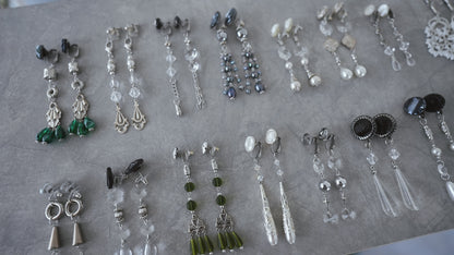 【silver】vintage jewelry／earring pierce 2点セット