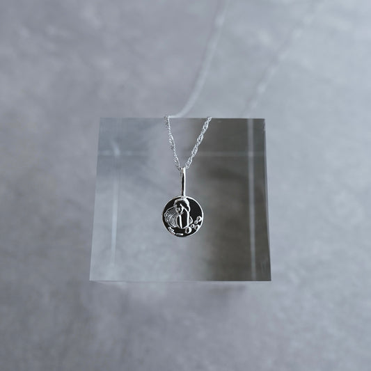 「水」 Water coin necklace.【予約】