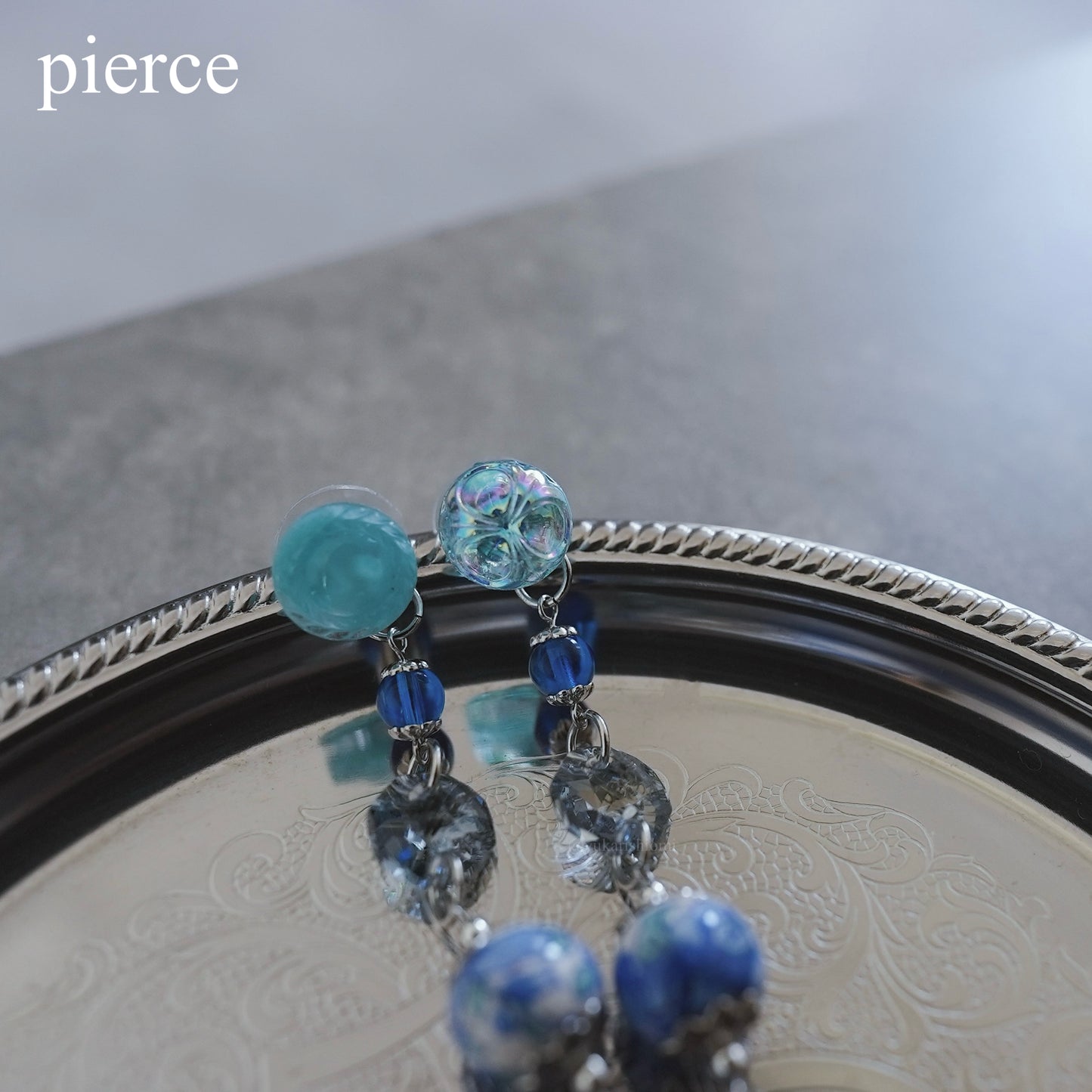 Vintage Silver earring ／ pierce 【即発送】