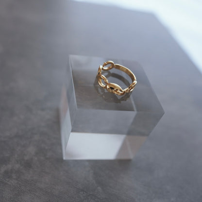 gold Horse shoe ring【予約】