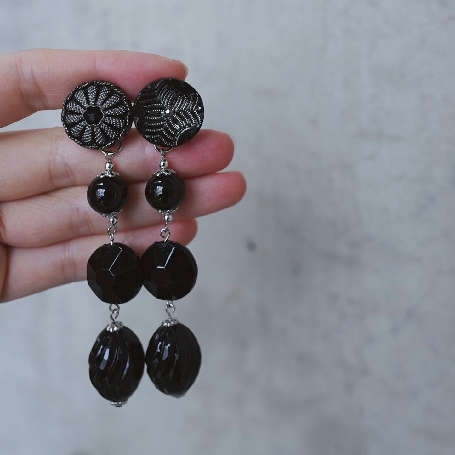 Vintage Silver earring ／ pierce 【即発送】