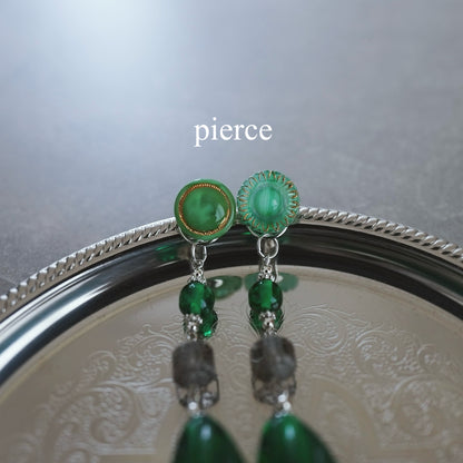 Vintage Silver earring ／ pierce【即発送】