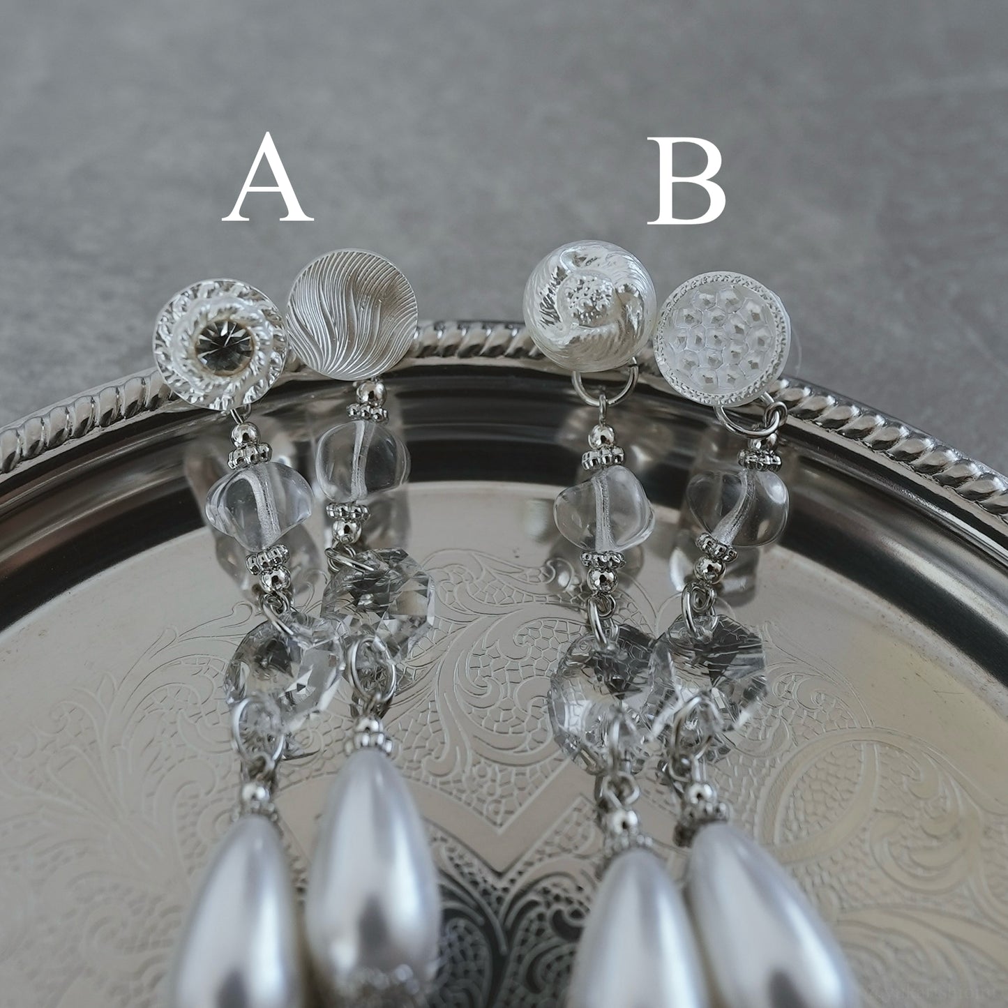 Vintage Silver pierce 【在庫有】