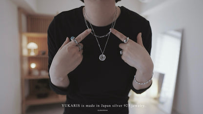 【限定】- AtoZ one - Simple coin necklace【予約】マットタイプ