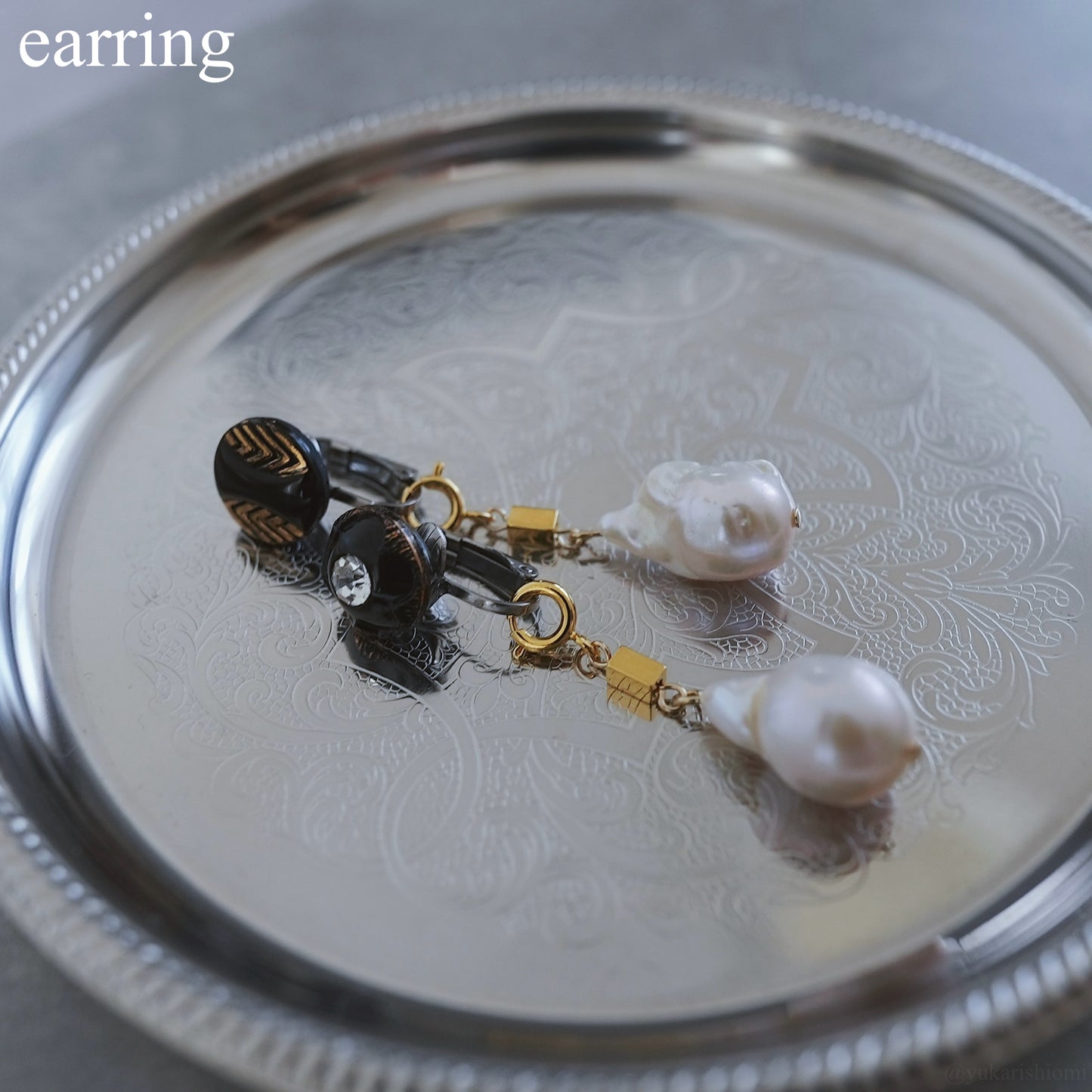 Vintage Gold earring ／ pierce 【在庫有】