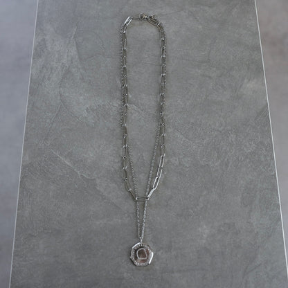 【限定】- AtoZ one - Simple coin necklace【予約】マットタイプ