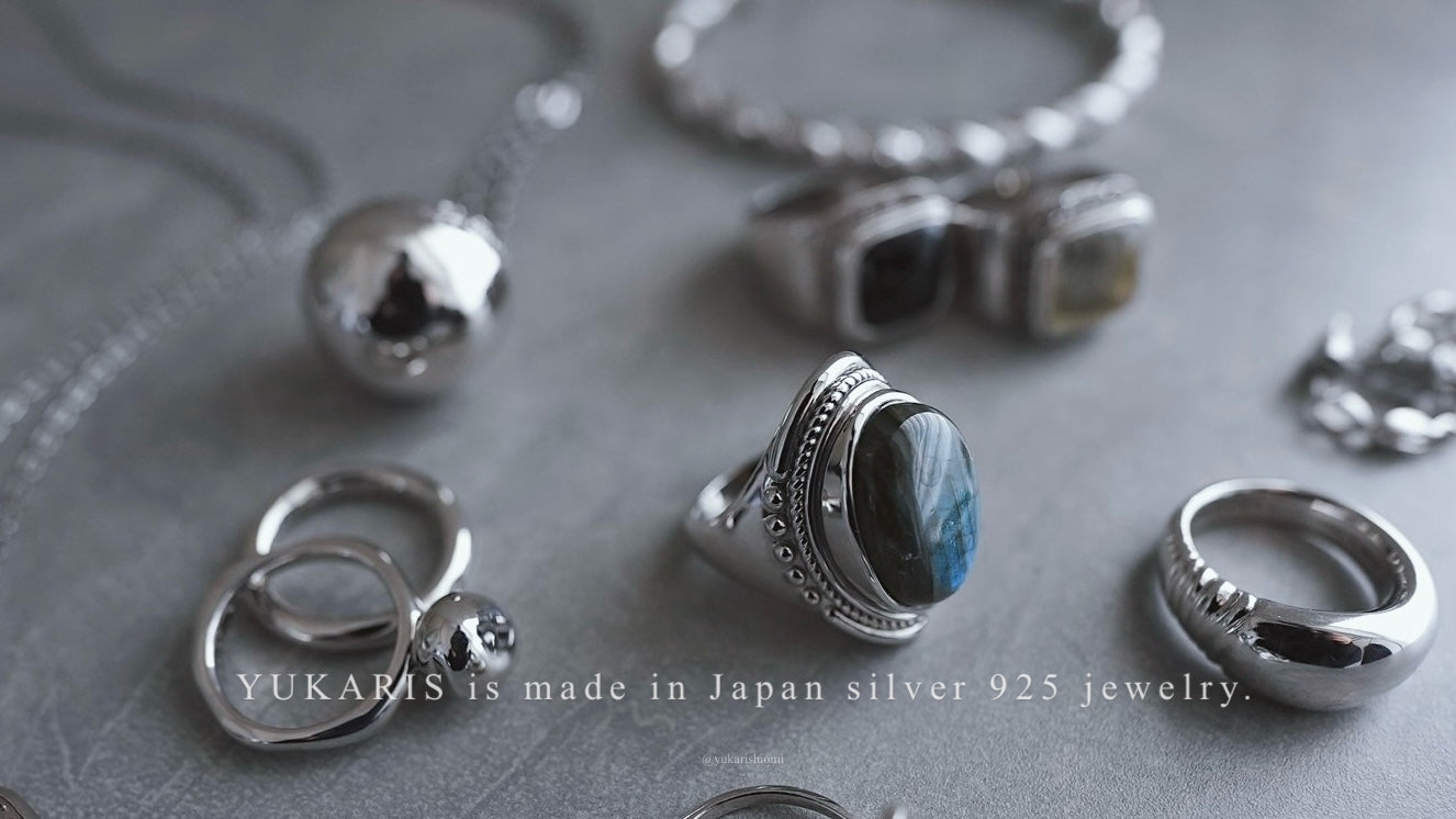 月と太陽 Moon and sun labradorite ring.【予約】