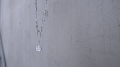 【限定】- AtoZ one - Simple coin necklace【予約】マットタイプ