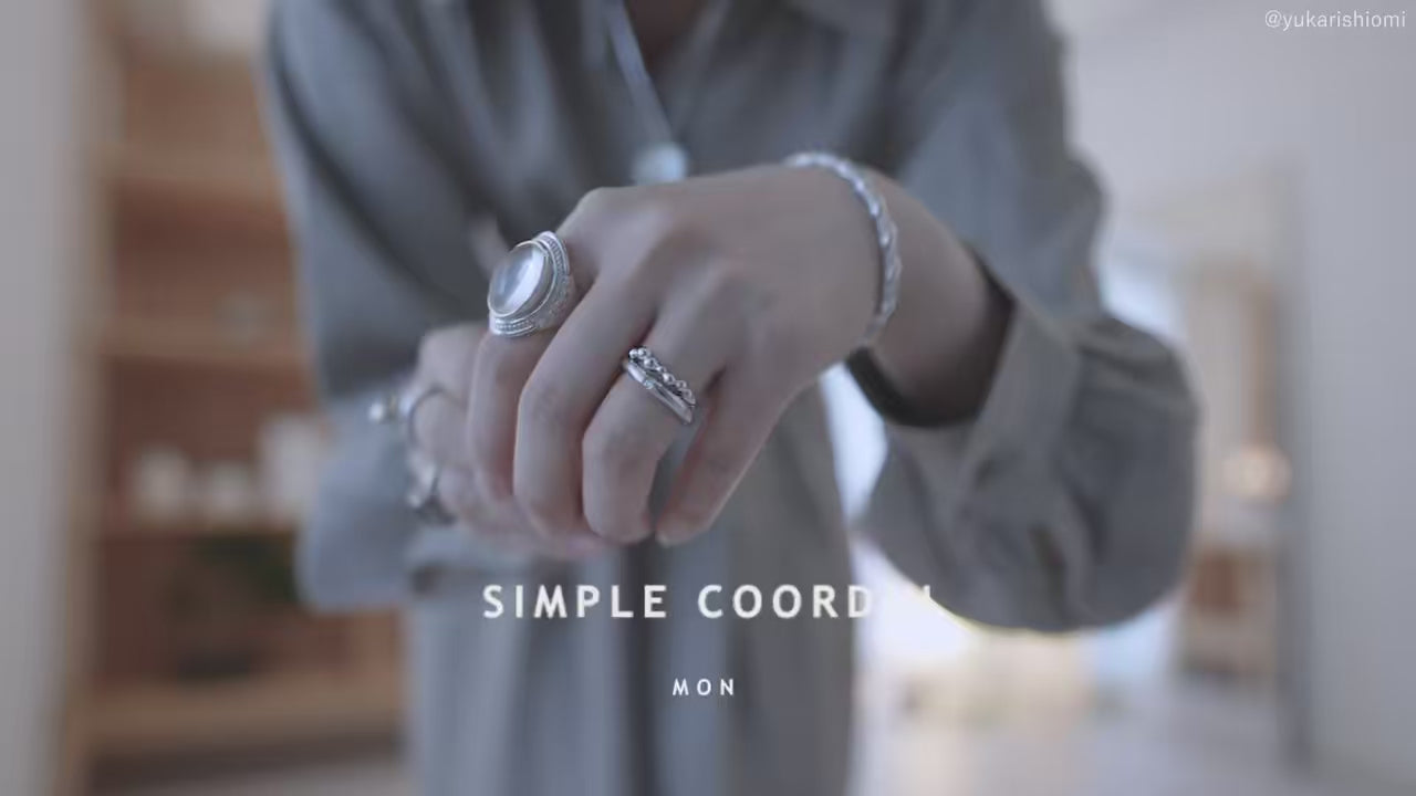 YUKARIS バングル　小さな幸せ　シルバー925 小さな幸せ -Le petit bonheur-／ bangle【予約】 – Yukari