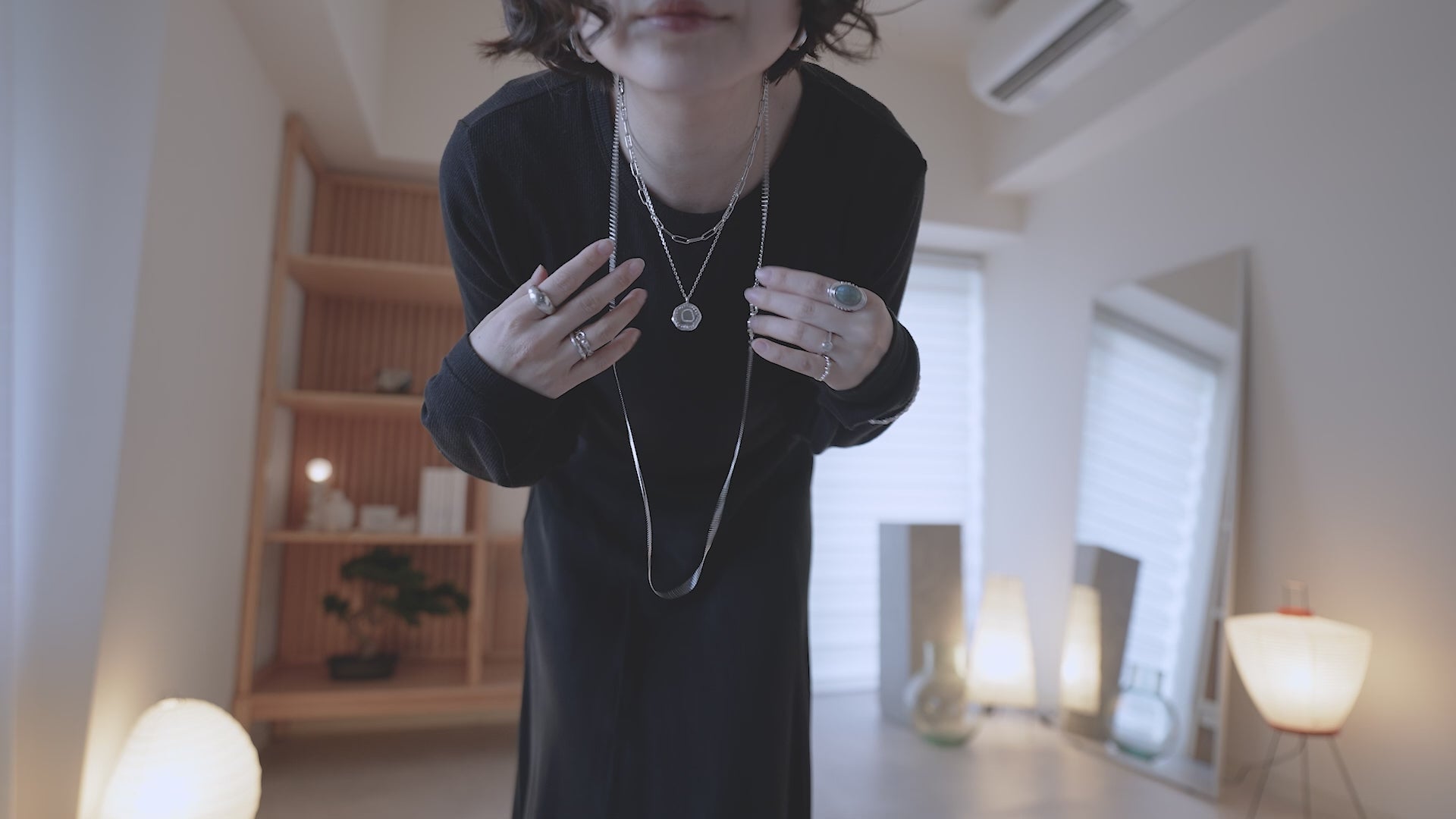 月と太陽 horse shoe long necklace【予約】 – Yukari Shiomi
