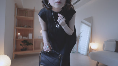 -Towa- 水の環 necklace & broach.